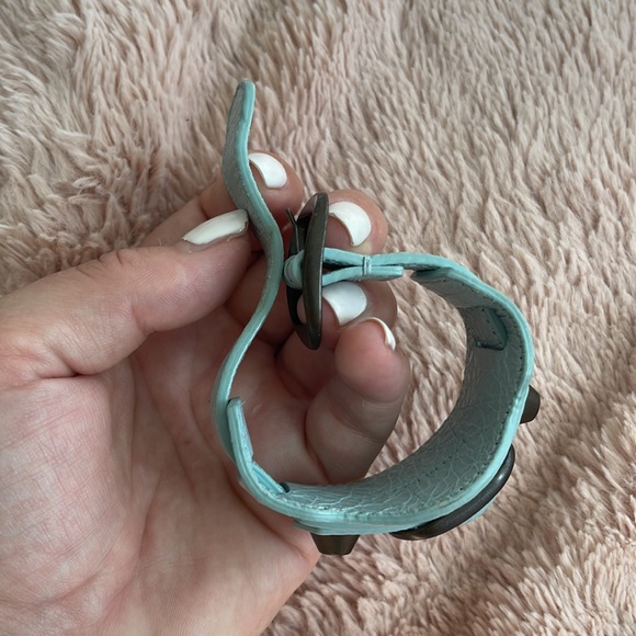 BALENCIAGA BLUE ARENA BRACELET - Picture 7 of 8